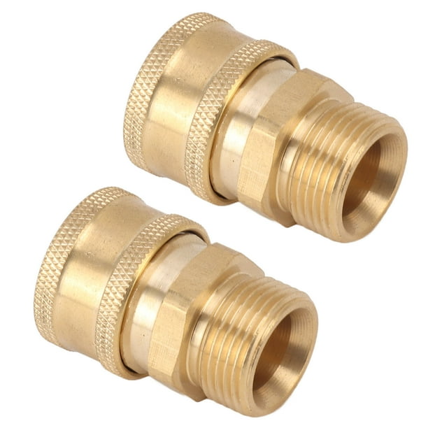 Adaptador De Conexión Rápida 3/8" Hembra A M22 14mm/15mm - Para Hidrolimpiadoras, Presión Hasta 5000 PSI