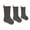 Black/Gray, variant on Faux Burlap Christmas Stocking by Penny's Needful Things (Large) (Orange) (Single Stocking)