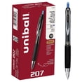 thumbnail image 1 of Uni-Ball 61256 Signo Gel 207 Stylo Gel Rétractable Encre Bleue Micro Fine Douzaine, 1 of 4