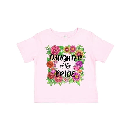 

Inktastic Daughter of the Bride- Flower Bouquet Gift Toddler Toddler Girl T-Shirt