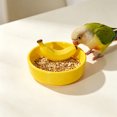 thumbnail image 6 of Yhmxh Ceramic Bird Feeding Bowl, Cute Bird Food Dish, Splatter Proof Parrot Cockatiel Feeder Dish, Heavy Base Ceramic Bird Feed Bowl for Small Medium Parrots Pet Bird Cage Daily Feeding Supplies, 6 of 6