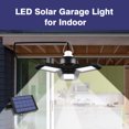 thumbnail image 2 of Luz LED solar para garaje para interiores 120 LED Luces colgantes LED deformables con panel s Romacci Luz de garaje, 2 of 7