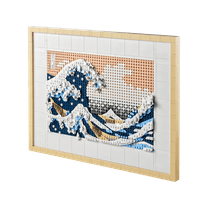 LEGO Art The Great Wave by Hokusai Interlocking Block Building Set, 1810 Count