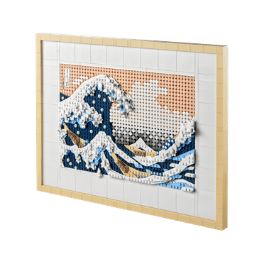 LEGO Art The Great Wave by Hokusai Interlocking Block Building Set, 1810 Count