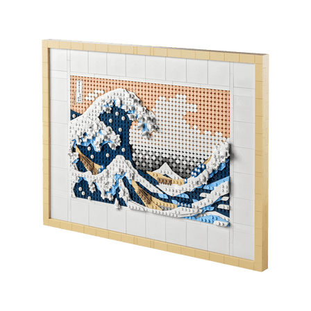 LEGO Art The Great Wave by Hokusai Interlocking Block Building Set, 1810 Count