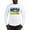 White, variant on CafePress - Distressed, 80S Style, Ukraine, Ghost Of Kyiv, Zel - Unisex Cotton Long Sleeve T-Shirt