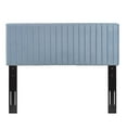 thumbnail image 4 of Modway Keira Full/Queen Solid Wood Performance Velvet Headboard in Light Blue, 4 of 6