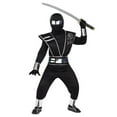 thumbnail image 1 of Child Silver Mirror Ninja Costume, 1 of 2
