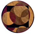 thumbnail image 3 of Momeni New Wave 2'6" X 12' Contemporary Hand Tufted Wool Runner Rug in Brown, 3 of 4