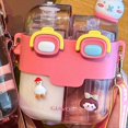 thumbnail image 4 of Vasos con Pajita de Doble Barril con Temática de para Niños: Gran Capacidad, Hermoso Diseño, Adecuados para Viajes en Automóvil., 4 of 6