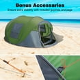 thumbnail image 4 of 4 Person Easy Pop up Tent Automatic Setup 2 Doors-Instant Family Tents for Camping Hiking & Traveling, 4 of 7