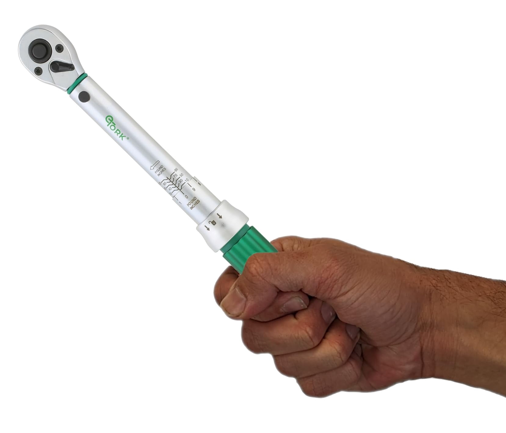 eTORK - Magnetic Lock Torque Wrench | 1/4 Torque Wrench | Inch Pound Torque Wrench | Torque Wrench 1/4 Drive | Range: 10-100 in.-lb./1-11 N.m