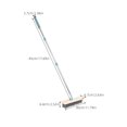 thumbnail image 2 of CATIEBYE Heavy-Duty Floor Scrub Brush, Stainless Steel, Assorted Color, Long Handle, for Tough Surfaces, 2 of 8
