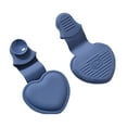 thumbnail image 2 of Sioweci 2Pcs Oven Mitts Heat Resistant Silicone Gloves Anti-Slip Mini Oven Mitts Thick Flexible Temperature-Resistant Pot Holder for Kitchen Cooking Baking Home Restaurant Blue 2pcs, 2 of 13