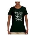 thumbnail image 2 of Wild Bobby This Girl Runs On Coffee And Jesus Inspirational/Christian Women Graphic Tee, Forest Green, X-Large, 2 of 5