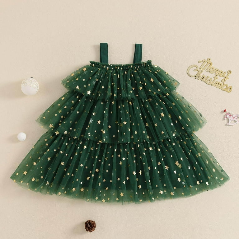white christmas dresses Girls Christmas Dress Cute Baby Girl Puffy Sequins Pageant Dress Toddler Birthday Communion Princess Dress, Purple / 5-6 Years (130cm) main image 0