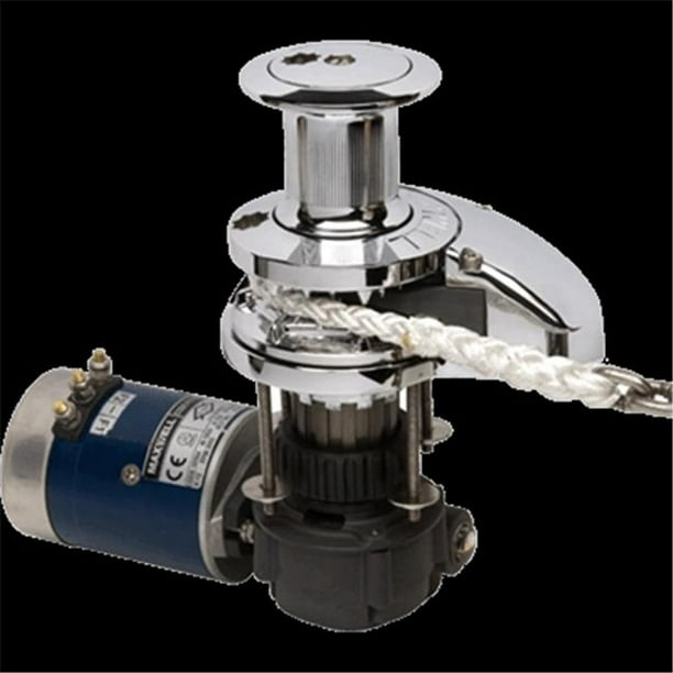 Maxwell MAXRC88CAP12V 12V RC Series Windlass with No.1320 Plus Capstan Chain 0.312 in