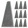 thumbnail image 1 of BRIGHTFUFU 20 piezas cuña de acero triangular, mango de cuña de acero al carbono, accesorio de martillo, mango de clavo, cuña de martillo de repuesto, 1 of 8