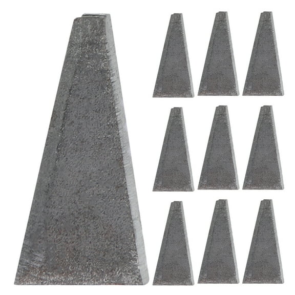 LITINKIMI Safety Round Handle Wedges High Carbon Steel 20Pcs 0.9X0.4X0.1In