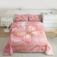 thumbnail image 2 of Castle Fairy Full 3-Piece Butterfly & Marble Modern Comforter Set, 2 of 8