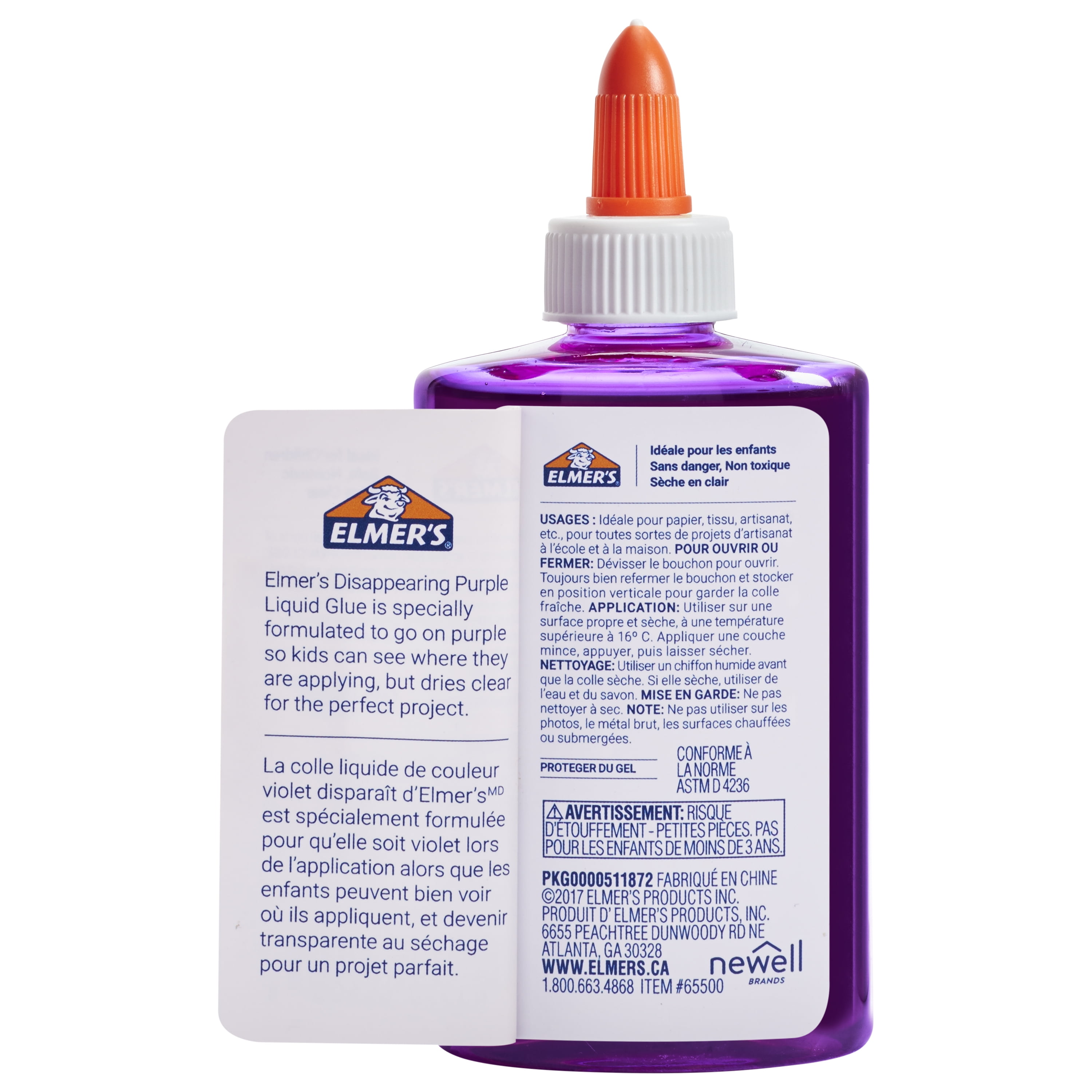 Elmer's Disappearing Purple Liquid Glue 4oz