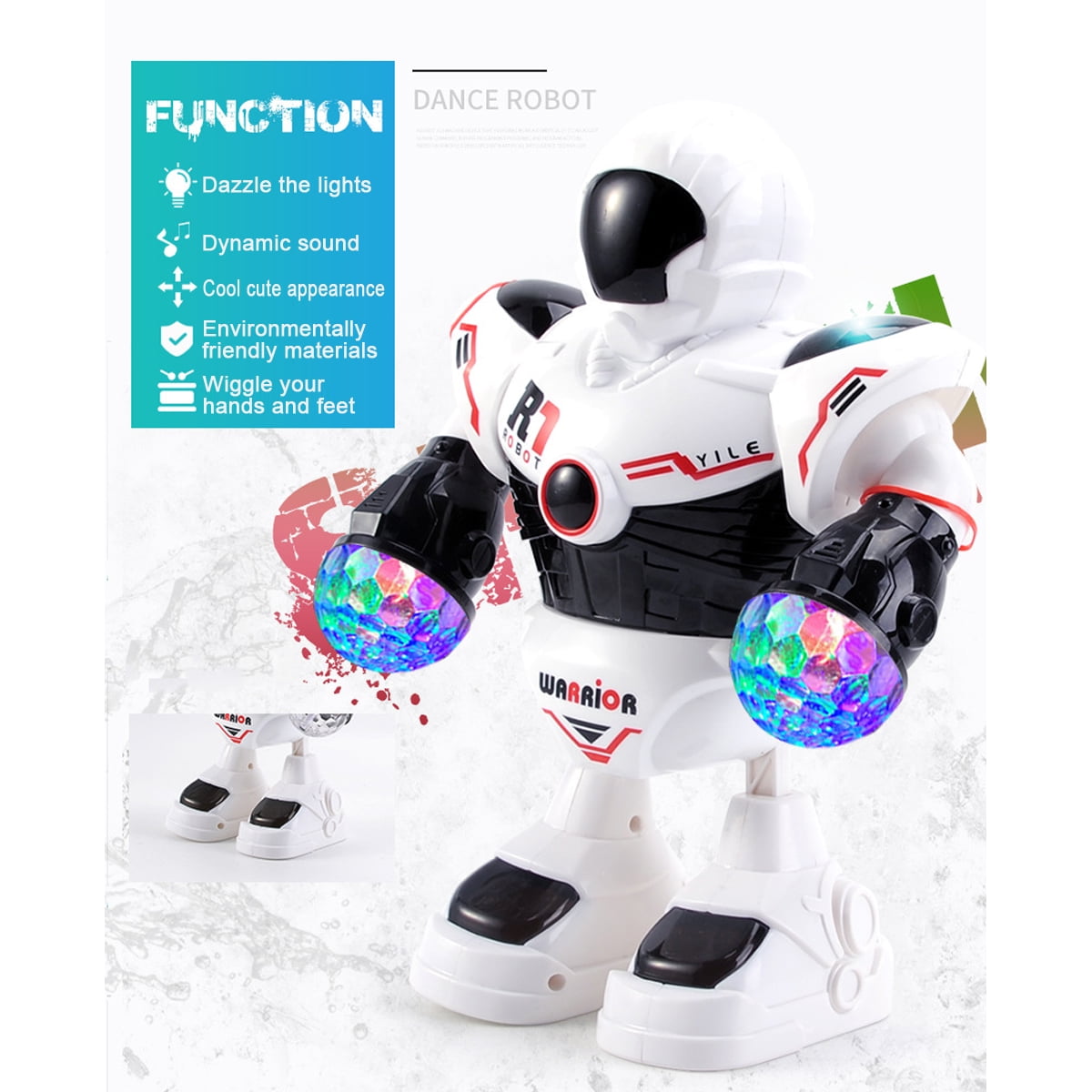 Kids Toy Robot for Boys Toy with Light and Sound Christmas Gift for Boys Girls 