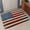 Blue Red, variant on Small Door Mat Indoor Outdoor 15.7"x23.6", Forest Deer Absorbent Non Slip Entry Rug, Farmhouse Vintage River Elk Low Profile Welcome Mat for Front/Side Door Apartment Entrance Bathroom