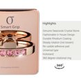 thumbnail image 3 of Cell Phone Ring Holder & Grip with Luxury Oktant Crystal Universal Kickstand Compatible with All Major Smartphones | Charlotte (Rose Gold - Light Rose), 3 of 6