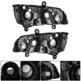 thumbnail image 4 of Genrics Headlights Assembly Replacement for 2011-2020 Dodge Grand Caravan 2008-2016 Chrysler Town & Country Headlamps Front lights Driver and Passenger Side, 4 of 6