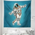 thumbnail image 1 of Astronaut Tapestry, Cartoon Style Retro Comic Style Professional Man in Costume, Fabric Wall Hanging Decor for Bedroom Living Room Dorm, 5 Sizes, Multicolor, by Ambesonne, 1 of 1
