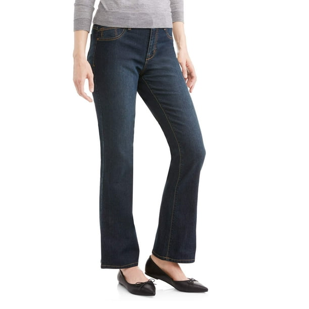 Women's Ultimate Stretch Bootcut 31" Jeans - Walmart.com