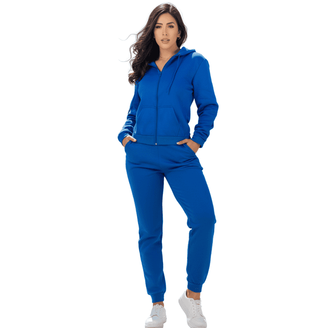 Conjunto Mujer Térmico Pant Y Sudadera Capucha Set De Pants