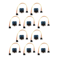 thumbnail image 1 of 10X MAX3232 RS232 Serial Port to TTL Converter Module DB9 Connector W/ 4 Jump Cables, 1 of 4