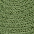 thumbnail image 5 of 10' x 14' Moss Green All Purpose Handcrafted Reversible Oval Outdoor Area Throw Rug, 5 of 5