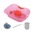 thumbnail image 2 of Lavabo de cabecera con cojín para la cabeza, cómoda bandeja de lavado reutilizable para fregadero con manguera de 150cm para salón, cabecera, abuela Rosa, 2 of 8
