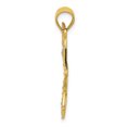 thumbnail image 2 of 14k Yellow, White Gold Filigree Design Dragonfly Pendant, 2 of 3