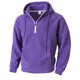 thumbnail image 4 of pstuiky camisa de manga larga para hombre, Sudadera con capucha de terciopelo para hombre, con cremallera de un cuarto de pie, manga larga, color liso, informal, para hombre l, 4 of 8