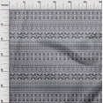 thumbnail image 2 of oneOone Silk Tabby Gray Fabric Geometric Tribal Craft Projects Decor Fabric Printed By The Yard 42 Inch Wide, 2 of 4