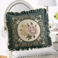 thumbnail image 4 of Steadline Ethnic Embroidery Throw Pillow,Lace Trim Square Cushion Cover,Bohemian Style Home Decor for Sofa and Bed,Machine Washable Decorative Pillow Case, 4 of 7