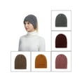 thumbnail image 6 of Seyurigaoka Women Outdoor Warm Beanie, Autumn and Winter Adults Ponytail Knitted Cap for Cycling Skiing, 6 of 6