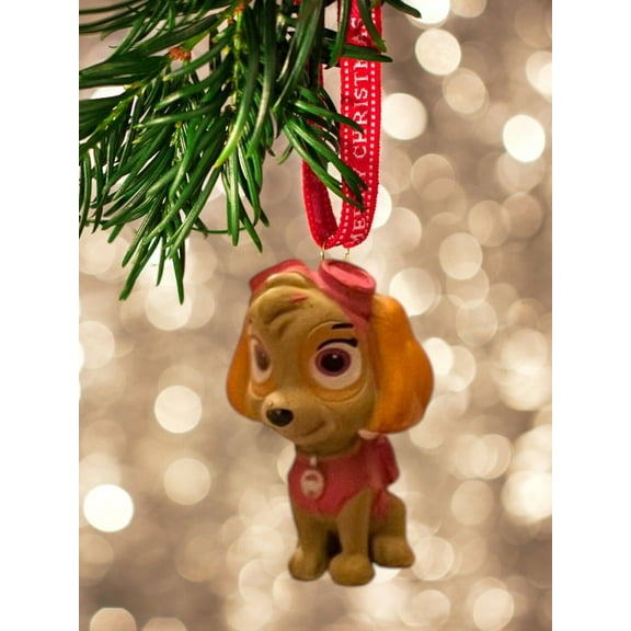 Ornament Skye Pink Girl Pup Figure Figurine 2” PVC Charm New Gift
