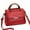 Crocodile pattern -- burgundy, variant on New women's bag shoulder messenger bag niche design fashionable versatile handbag trendy bag