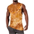 thumbnail image 2 of COSFO Mens Workout Tank Tops Summer Muscle Tie Dye Graphic Tees Lightweight Classic Fit Crew Neck Sleeveless Stretch Shirts, 2 of 5