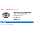 thumbnail image 2 of Front Brake Rotor - Compatible with 2000 - 2007 GMC W5500 Forward 2001 2002 2003 2004 2005 2006, 2 of 2