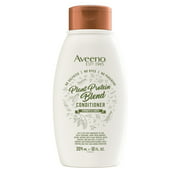 Aveeno Strength & Length Plant Protein Blend Conditioner, Vegan Formula for Strong Healthy-Looking Hair, 12 Fl Oz