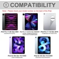 thumbnail image 2 of iPad Keyboard Case for Pro 2022 11-inch(4th Gen),Air 5th 4th Gen 2022/2020, iPad Pro 11 1st/2nd/3rd Gen 2018/2020/2021, 10.9 inch with Backlit Detachable Keyboard,Smart Folio (Purple), 2 of 10