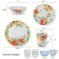 thumbnail image 5 of Fitz and Floyd Garden Delight 32-Piece Porcelain Tableware Set (service for 8), 5 of 8