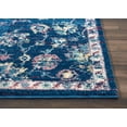 thumbnail image 4 of Nourison Fusion Bordered Navy/Pink 5'3" x 7'3" Area Rug, (5x7), 4 of 8