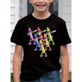thumbnail image 1 of Back To School Play Learn and Grow Together Teacher Student Back To School T-Shirt Boy's Girl's Tee Back To School Youth Tees Short Sleeve Soft Comfy Tee, 1 of 6