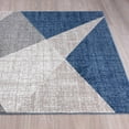 thumbnail image 6 of Luxe Weavers Modern Geometric Blue 5x7 Area Rug, Stain-Resistant Carpet, 6 of 8